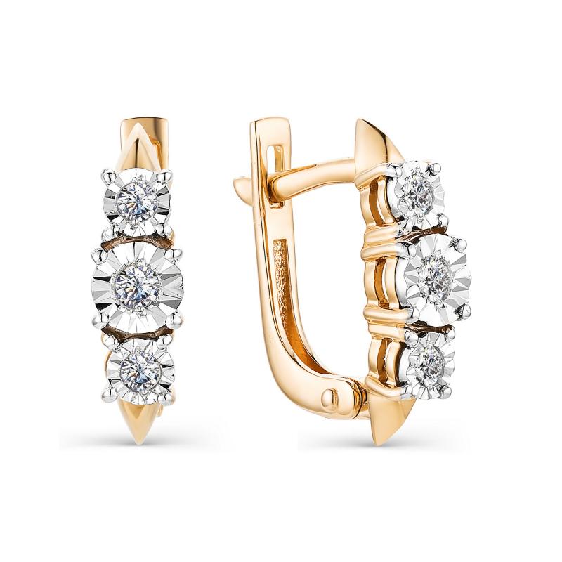 Серьги с бриллиантами