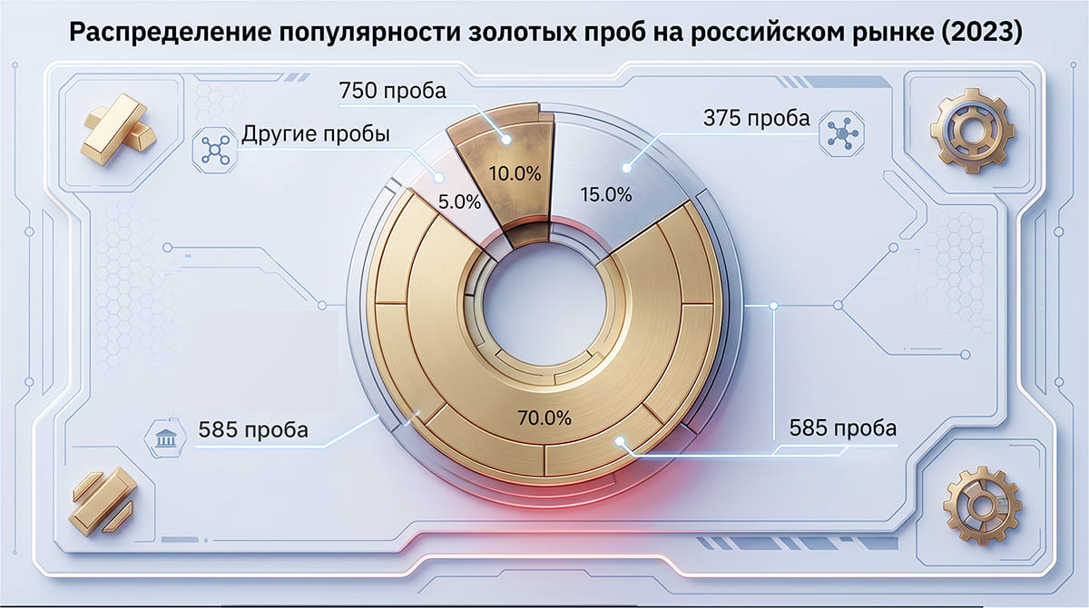 Чем золото 375 отличается от 585 пробы: полный гид по выбору