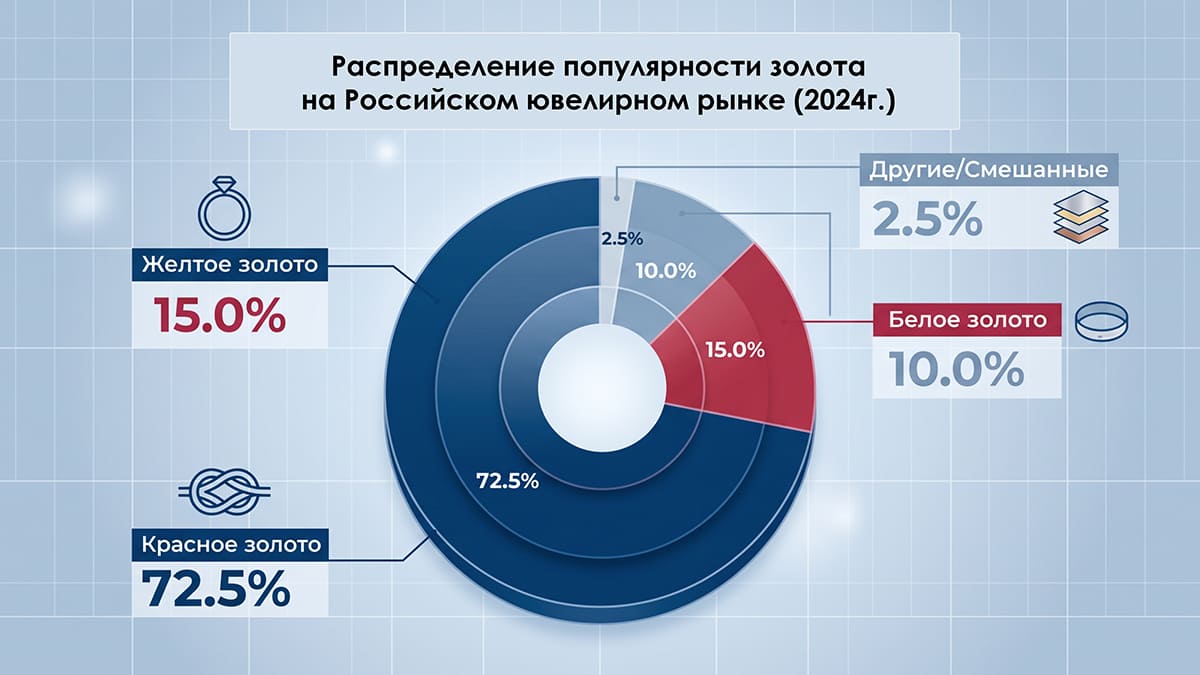Золото красное и желтое 585 пробы: сравнение и выбор